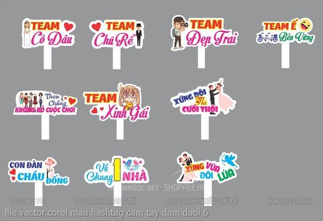 file vector corel mau hashtag cam tay dam duoi 6