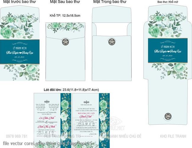 file vector corel mau thiep cuoi thiep moi 25
