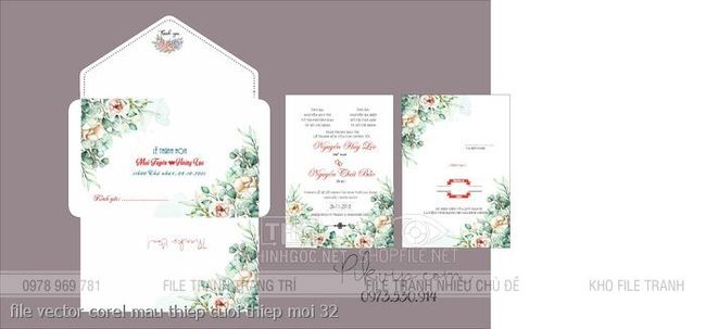 file vector corel mau thiep cuoi thiep moi 32