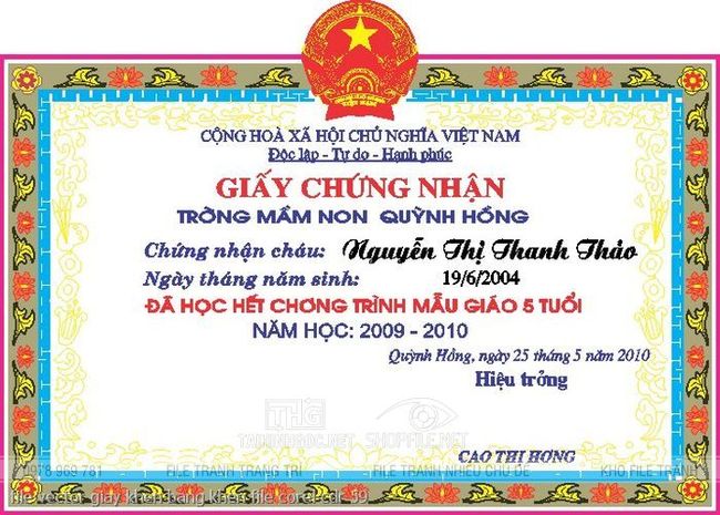 file vector giay khen bang khen file corel cdr 59