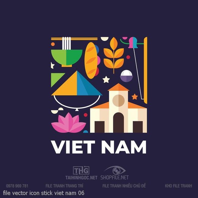 file vector icon stick viet nam 06