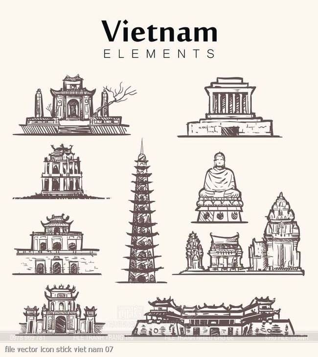 file vector icon stick viet nam 07