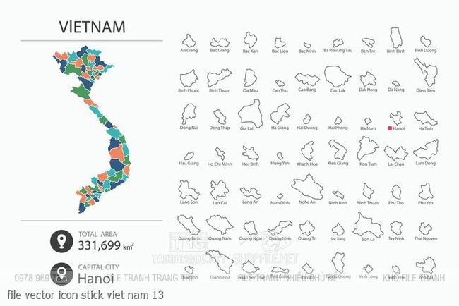 file vector icon stick viet nam 13