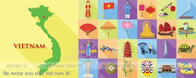 file vector icon stick viet nam 36