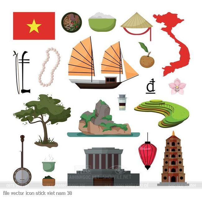file vector icon stick viet nam 38