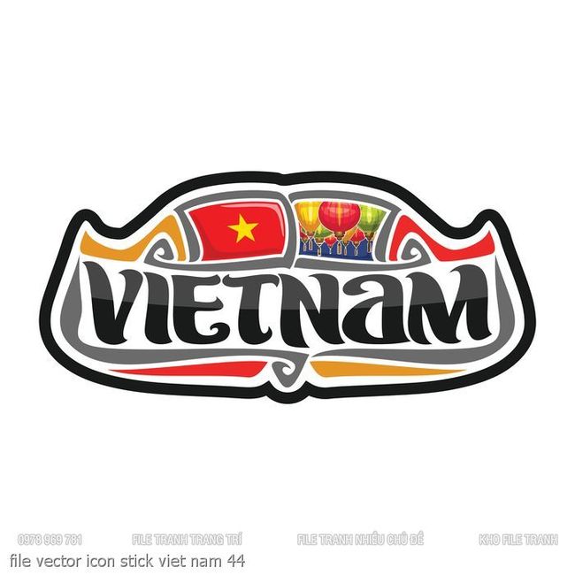 file vector icon stick viet nam 44