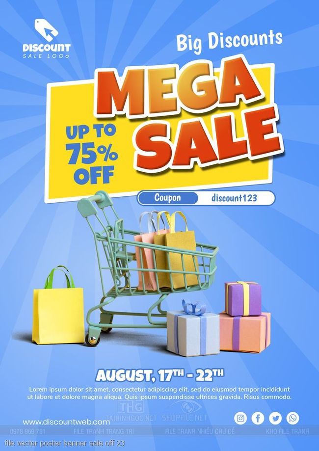 file vector poster banner sale off 23