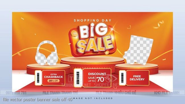 file vector poster banner sale off 40