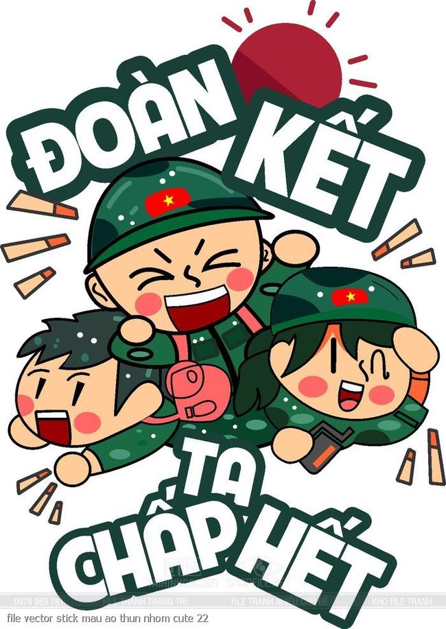 file vector stick mau ao thun nhom cute 22