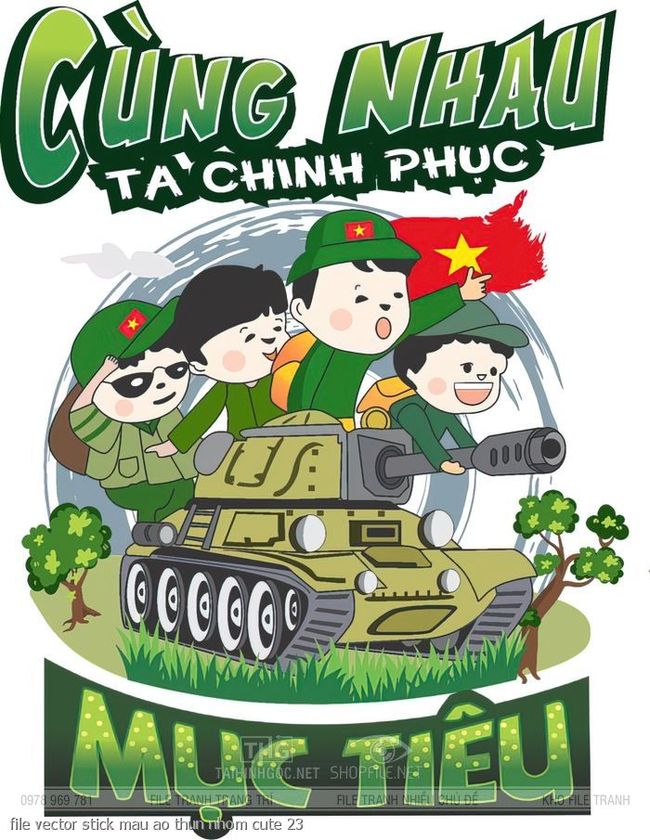 file vector stick mau ao thun nhom cute 23