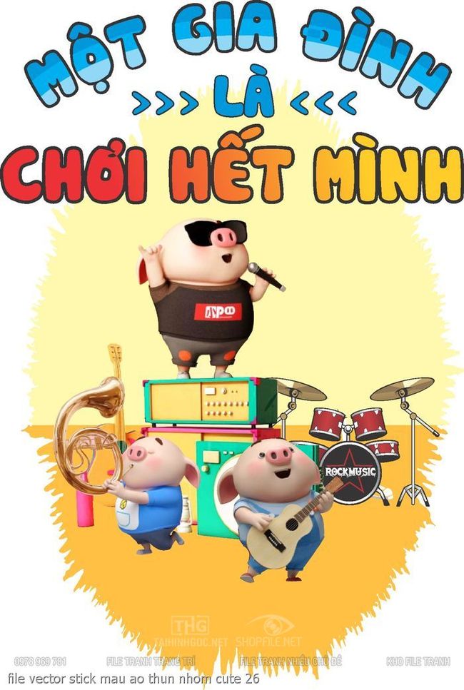 file vector stick mau ao thun nhom cute 26