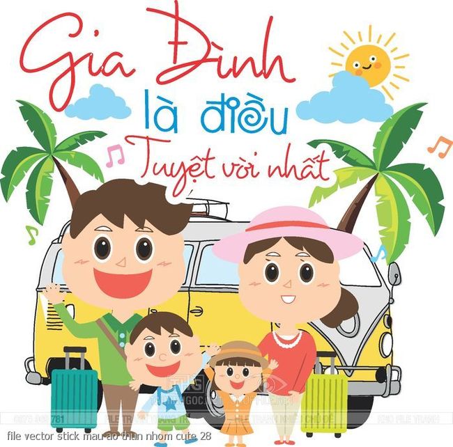 file vector stick mau ao thun nhom cute 28