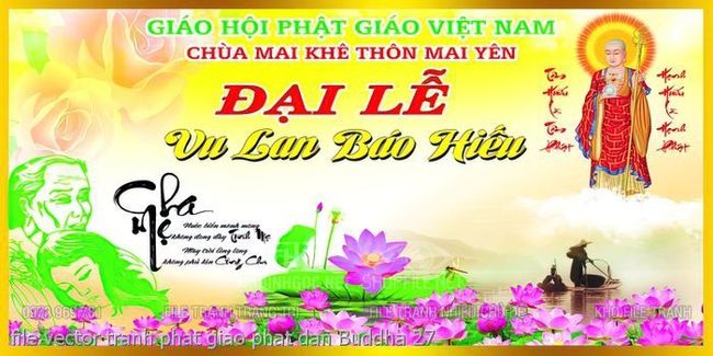 file vector tranh phat giao phat dan Buddha 27