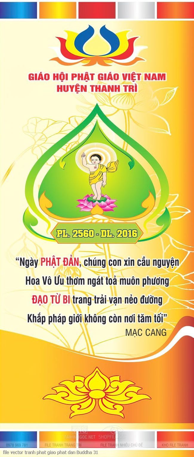 file vector tranh phat giao phat dan Buddha 31