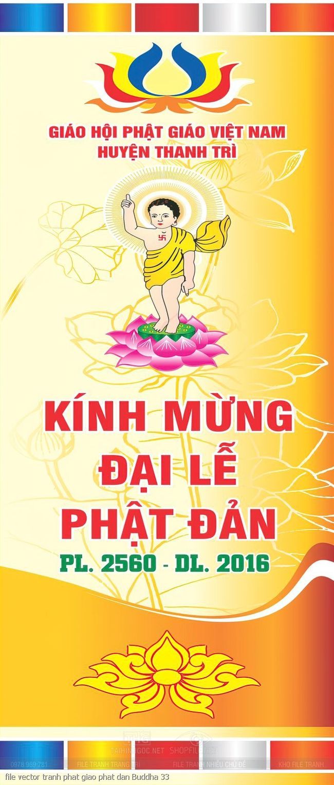 file vector tranh phat giao phat dan Buddha 33