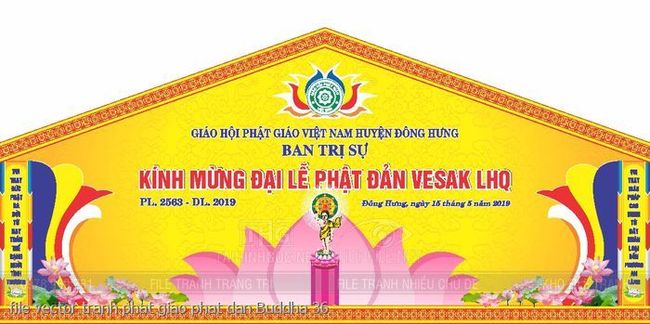 file vector tranh phat giao phat dan Buddha 36