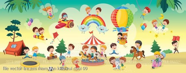 file vector tre em mam non kids vui choi 09
