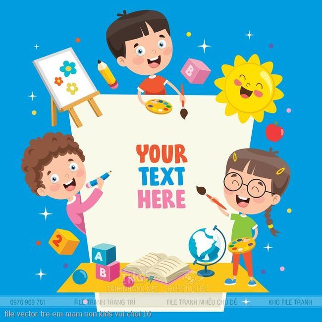 file vector tre em mam non kids vui choi 16