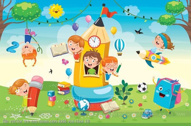 file vector tre em mam non kids vui choi 18
