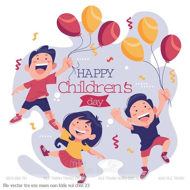 file vector tre em mam non kids vui choi 23