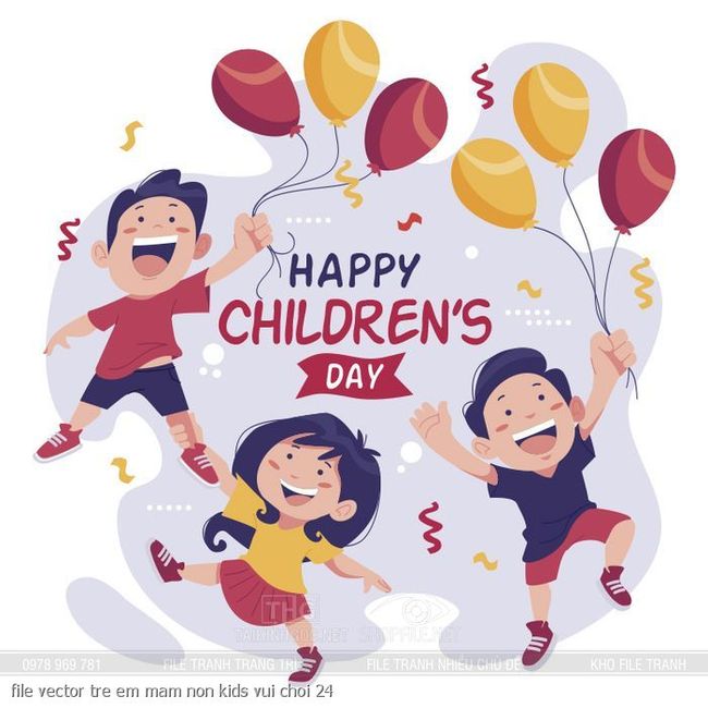file vector tre em mam non kids vui choi 24