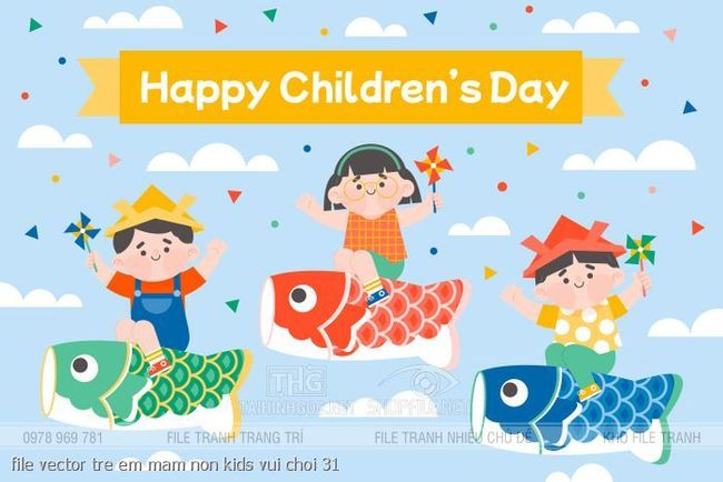file vector tre em mam non kids vui choi 31