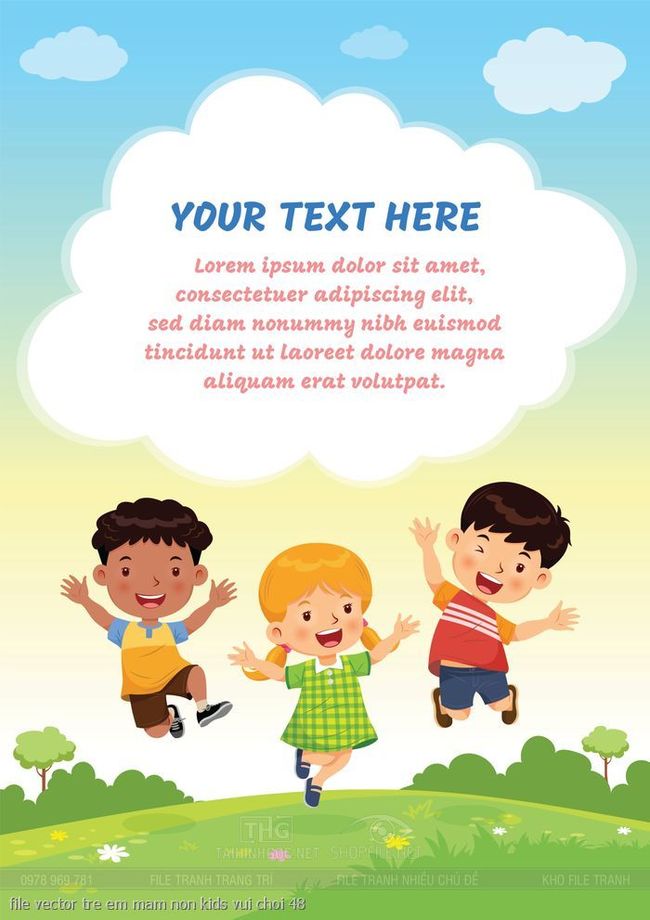 file vector tre em mam non kids vui choi 48
