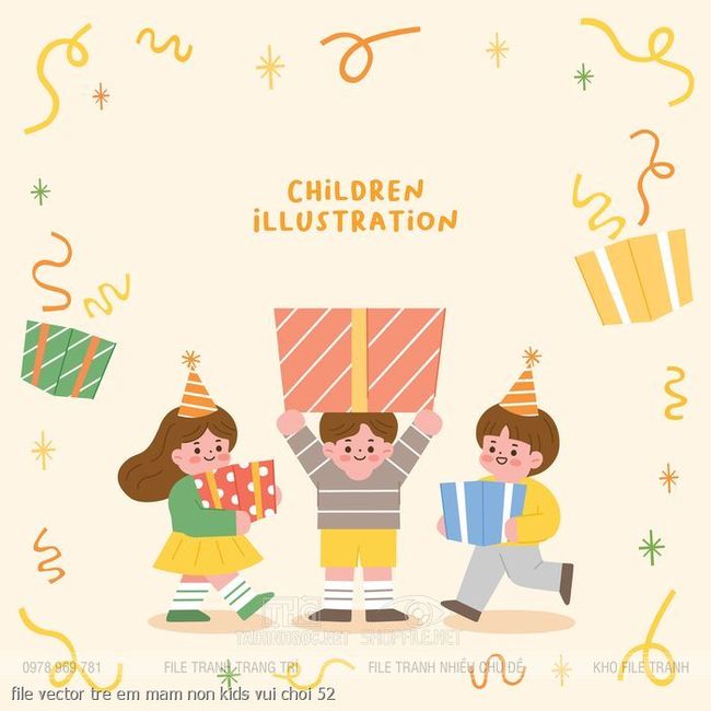 file vector tre em mam non kids vui choi 52