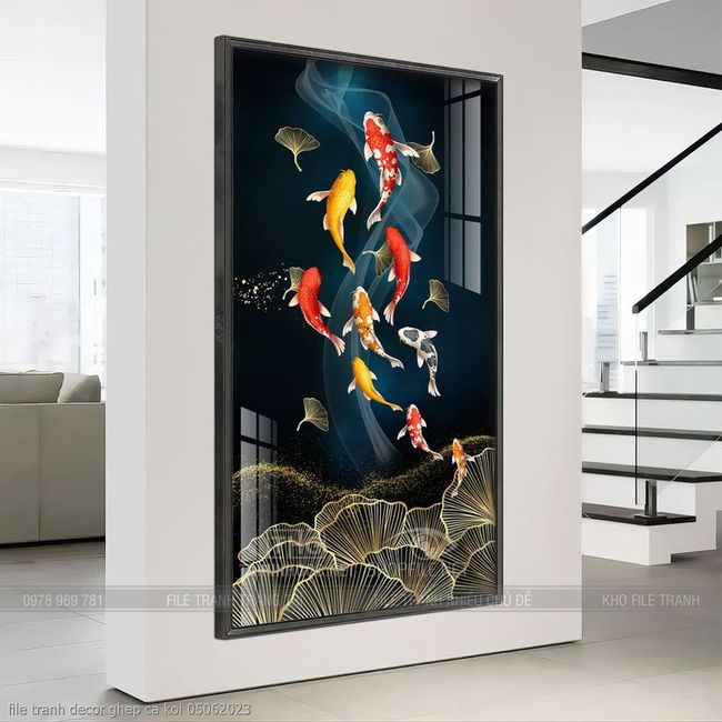 file tranh decor ghep ca koi 05062023