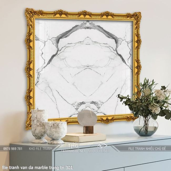 file tranh van da marble trang tri 301