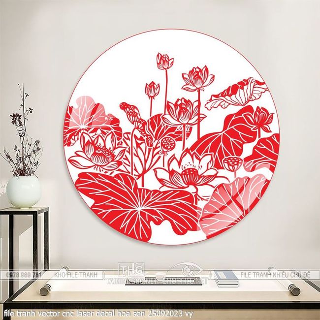 file tranh vector cnc laser decal hoa sen 25092023 vy