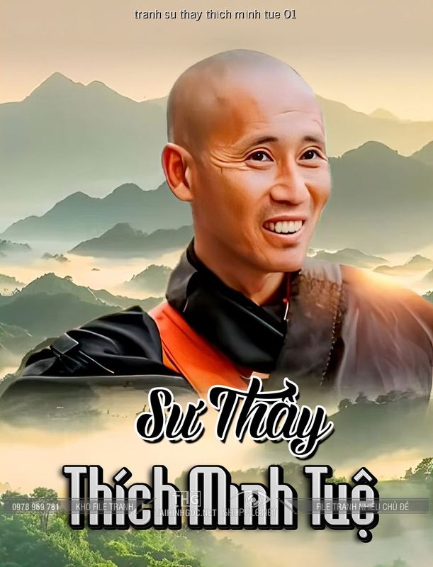 Tranh Sư Thầy Thích Minh Tuệ 01