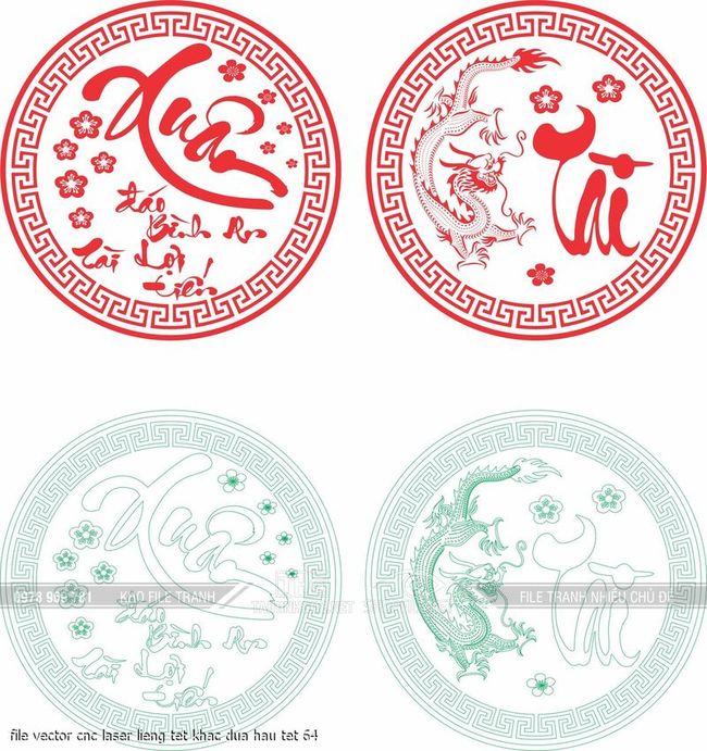 file vector cnc laser lieng tet khac dua hau tet 74