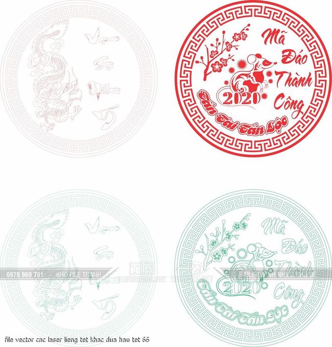 file vector cnc laser lieng tet khac dua hau tet 76
