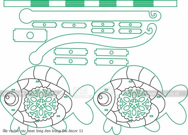 file vector cnc laser long den trung thu decor 11