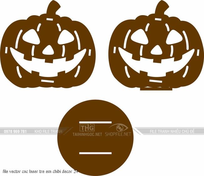 file vector cnc laser tre em chibi decor 24