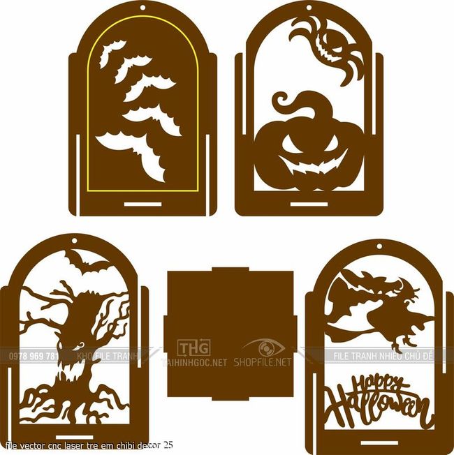 file vector cnc laser tre em chibi decor 25