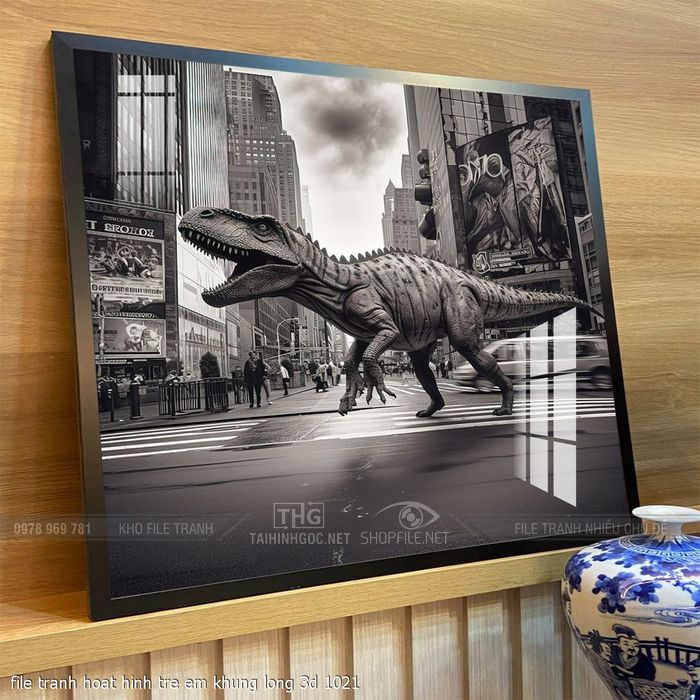 file tranh hoat hinh tre em khung long 3d 1021