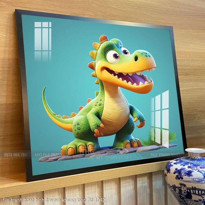 file tranh hoat hinh tre em khung long 3d 1042