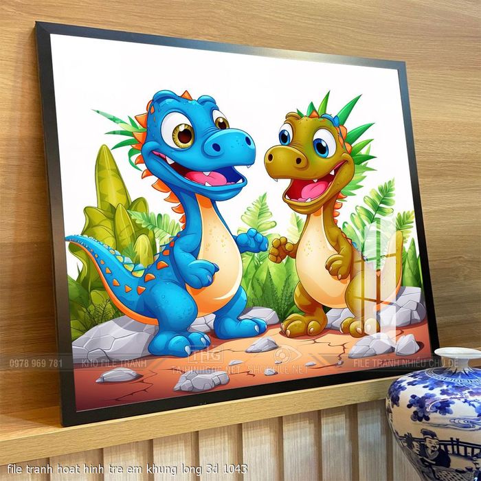 file tranh hoat hinh tre em khung long 3d 1043