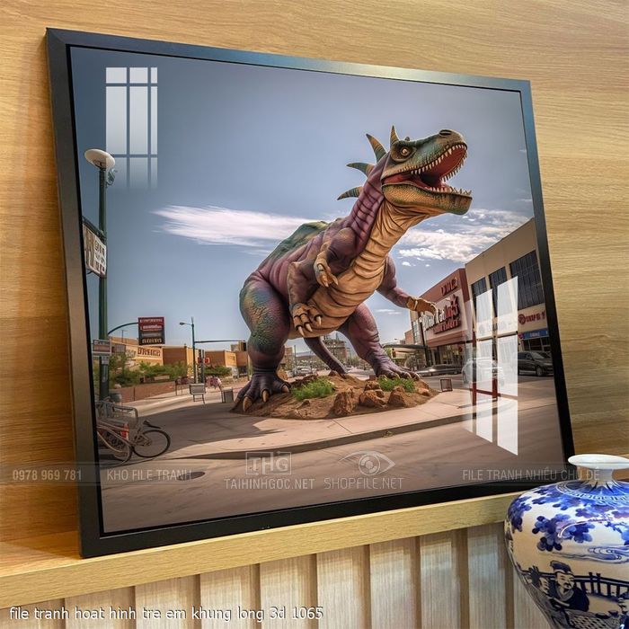 file tranh hoat hinh tre em khung long 3d 1065