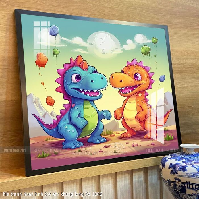 file tranh hoat hinh tre em khung long 3d 1066