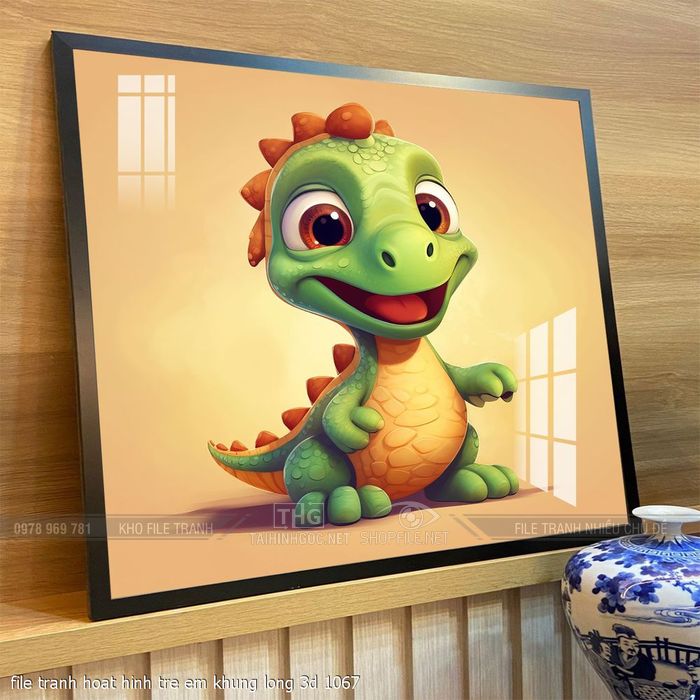 file tranh hoat hinh tre em khung long 3d 1067