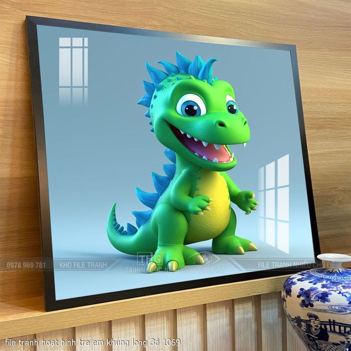 file tranh hoat hinh tre em khung long 3d 1069