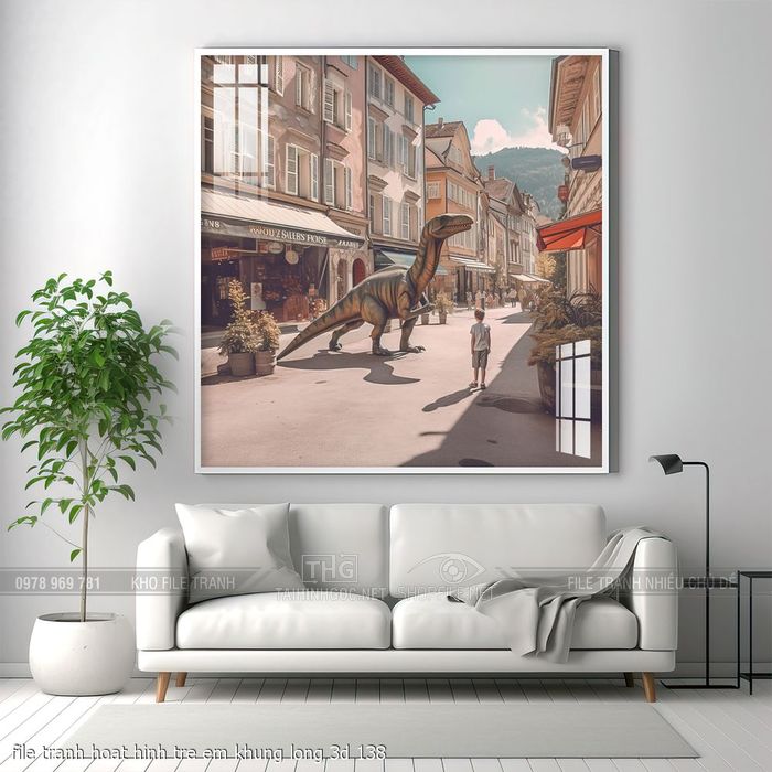 file tranh hoat hinh tre em khung long 3d 138