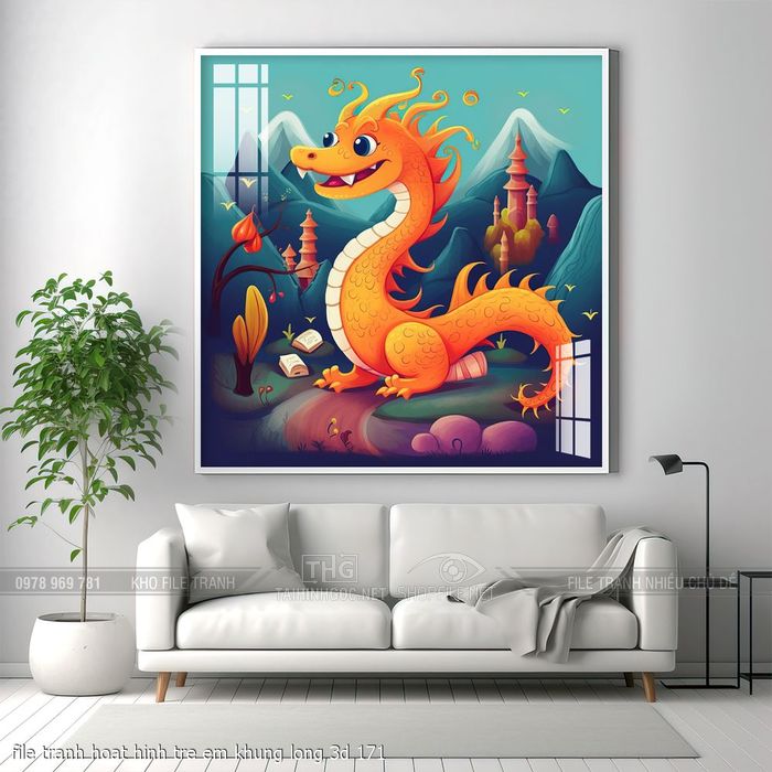 file tranh hoat hinh tre em khung long 3d 171