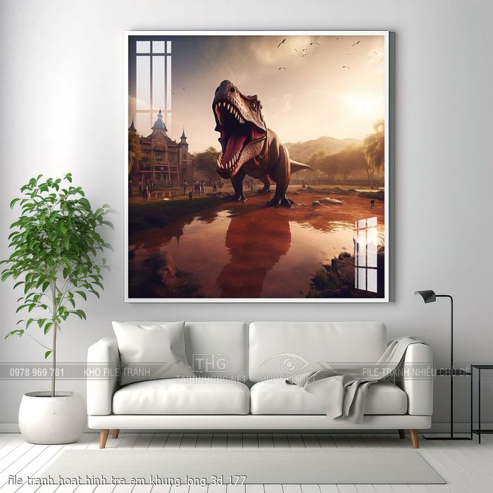 file tranh hoat hinh tre em khung long 3d 177