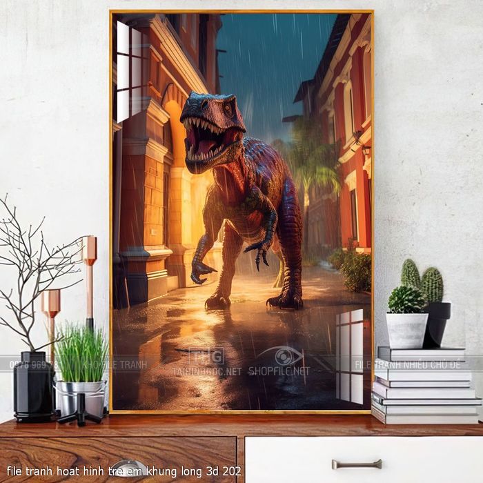 file tranh hoat hinh tre em khung long 3d 202