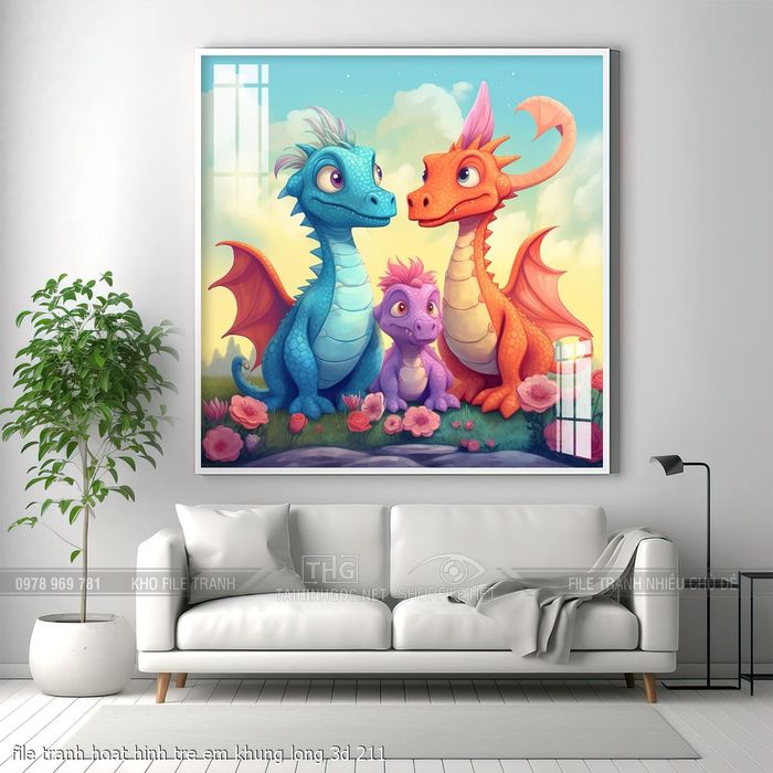 file tranh hoat hinh tre em khung long 3d 211