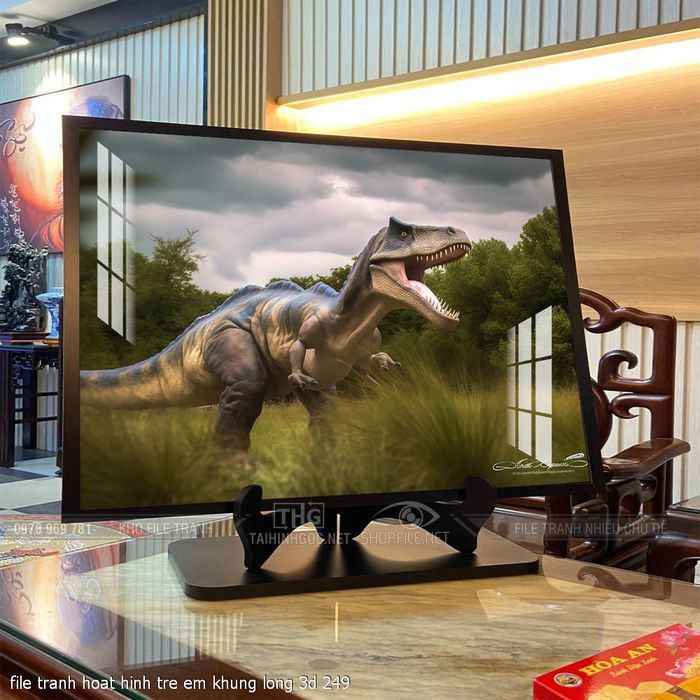 file tranh hoat hinh tre em khung long 3d 249